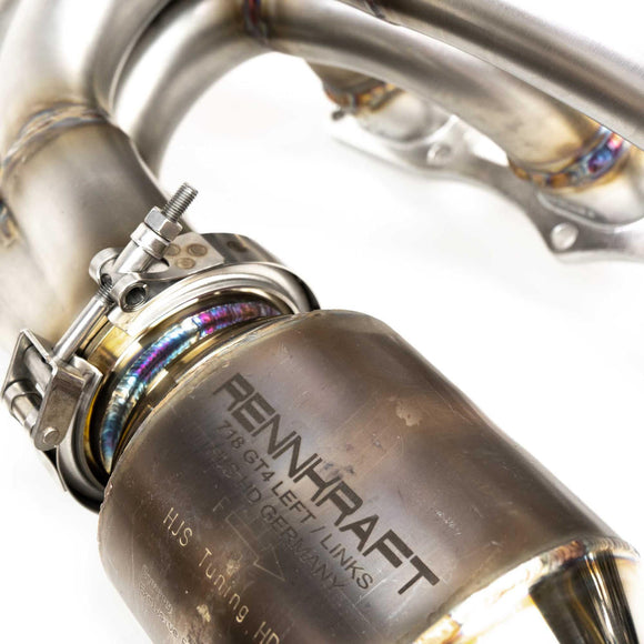 Fabspeed Porsche 987.2 Boxster / Cayman RENNKRAFT™ Modular Headers with HJS Catalytic Converters (2009-2012)