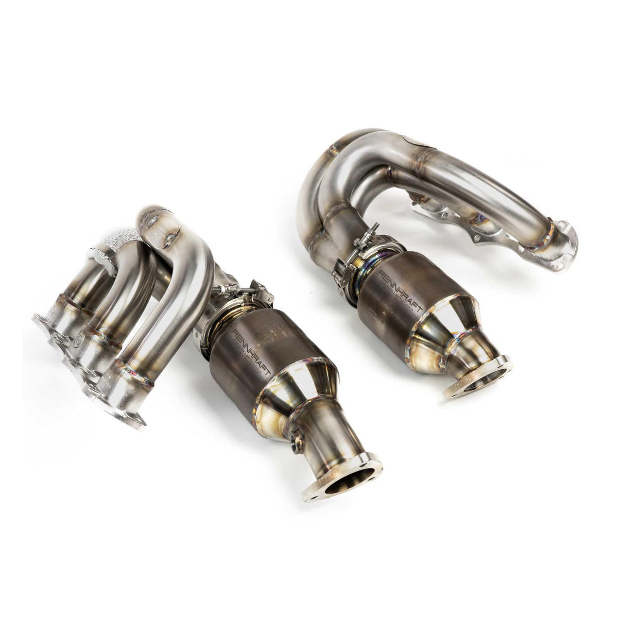 Fabspeed Porsche 987.2 Boxster / Cayman RENNKRAFT™ Modular Headers with HJS Catalytic Converters (2009-2012) - 0