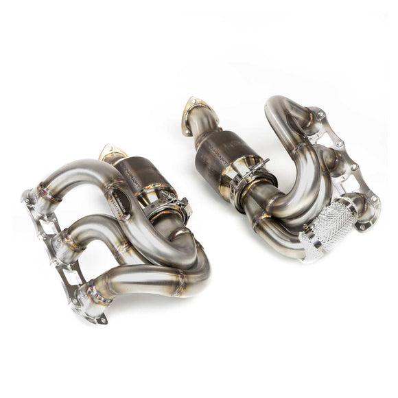 Fabspeed Porsche 981 Boxster / Cayman RENNKRAFT™ Modular Headers with HJS Catalytic Converters (2013-2016)