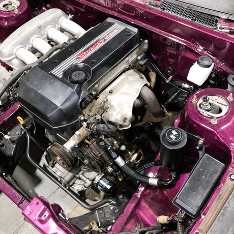 Chase Bays 83-87 Toyota AE86 Corolla Single Piston Brake Booster Delete Brake Line Relocation - 0