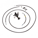 Chase Bays 90-93 Acura Integra Single Piston Brake Booster Delete Brake Line Relocation-1