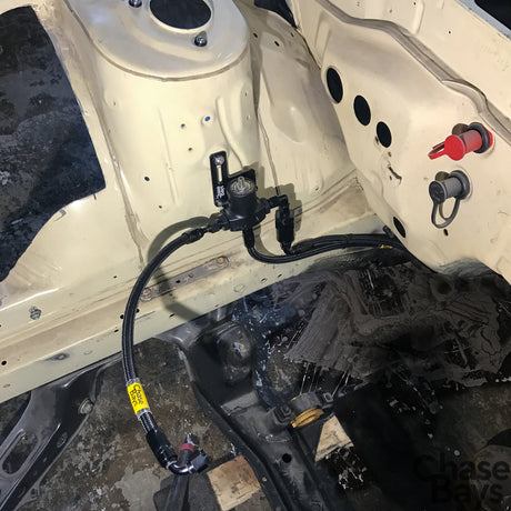 Chase Bays Nissan 240SX S13/S14/S15 w/RB26DETT (w/Radium Fuel Rail/Stock FPR) -08AN Fuel Line Kit - 0