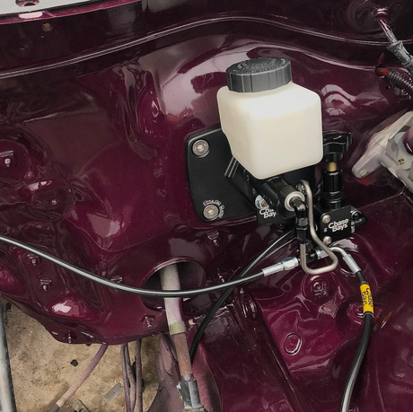 Chase Bays 93-98 Toyota Supra (RHD) Single Piston Brake Booster Delete Brake Line Relocation - 0