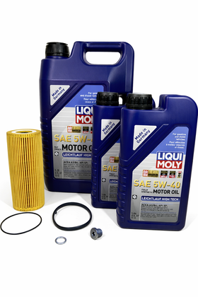Audi Engine Oil Change Kit - Liqui Moly 06E115562AKT43