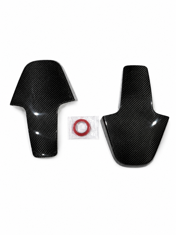 Dry Carbon Fiber Competition Seat Back Covers Set of 2 BMW M3 M4 G80 G82 G83