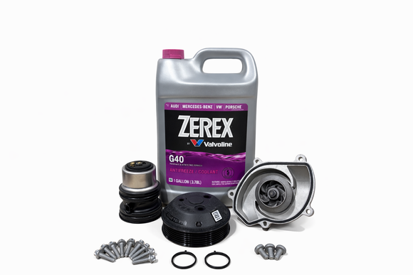 Porsche Engine Water Pump and Thermostat Kit - Geba/Genuine Porsche 94810603301KT2