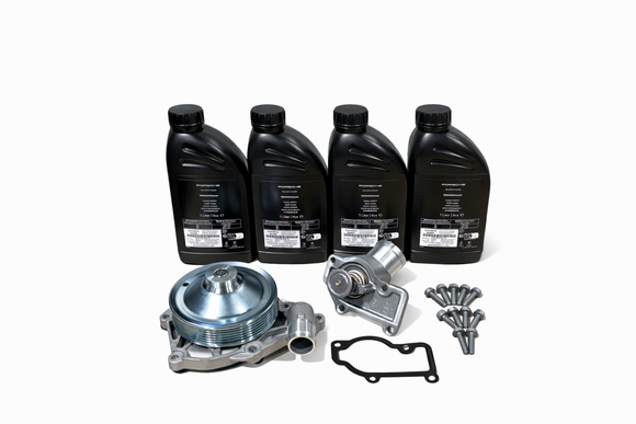 Porsche Engine Water Pump and Thermostat Kit - Geba/Borg Warner 996WTRPMKT1