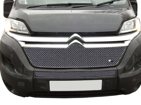 Zunsport Fiat Ducato/Peugeot Boxer/Citroen Relay Front Grille Set - Silver Finish