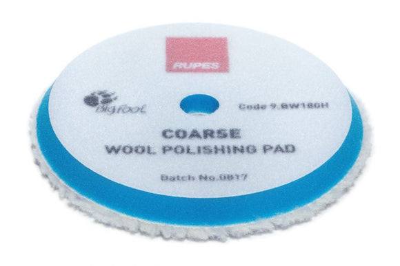 RUPES Coarse DA wool pads (Blue) 130-145mm