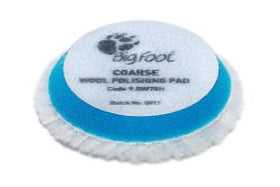 RUPES Coarse DA wool pads (Blue) 50-65mm. 24 pcs