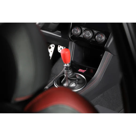 Grimmspeed Standard Shift Knob Stainless Steel Red M12x1.25 Manual For Subaru - 0