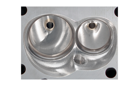 AFR 23 SBC Cylinder Head 210cc Competition Package Heads. standard exhaust. 75cc