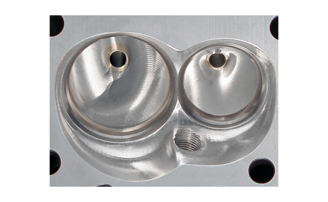 AFR 23 SBC Cylinder Head 227cc Competition Package Heads. spread port exhaust. 6