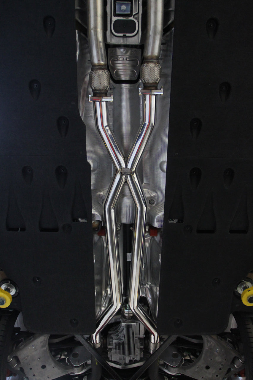 Fabspeed Bentley Continental GT/ GTC/ GT SPEED Resonator and Secondary Cat Bypass X-Pipe (2003-2018)