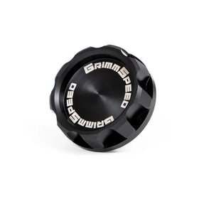 Grimmspeed Oil Cap Cool Touch Version 2 Delrin Black For Subaru All EJ/FA Engine
