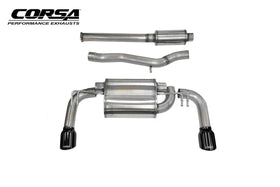 Corsa Mitsubishi Lancer Evolution X Dual Tip Catback Exhaust System [14858]