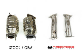 Fabspeed Chevrolet Corvette C8 link comp. Pipes (2020+) - 0