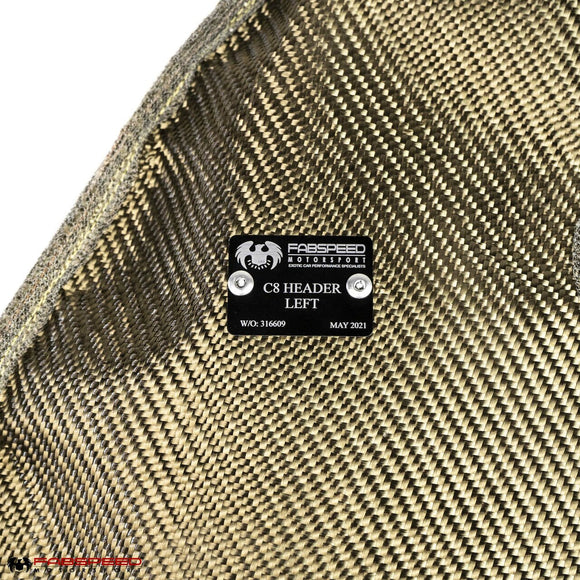 Fabspeed Chevrolet Corvette C8 Header Blankets (2020+)