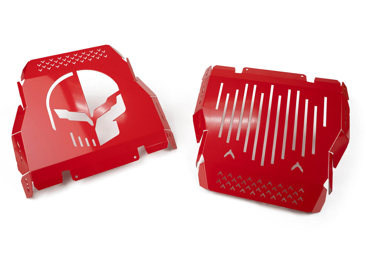 Fabspeed Corvette C8 Z06 Red Engine Cover | Park Auto Motorsports