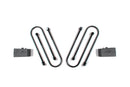 Zone Offroad Ram 3500 Rear 2in Block Kit - 4in U-bolts-1