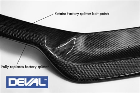 DEVAL CARBON FIBER FRONT LIP SPOILER | B8 A4 & S4