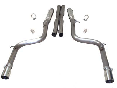 SLP 2005-2014 Dodge Challenger/Charger/Magnum/300C 6.1/6.4L LoudMouth II Cat-Back Exhaust System