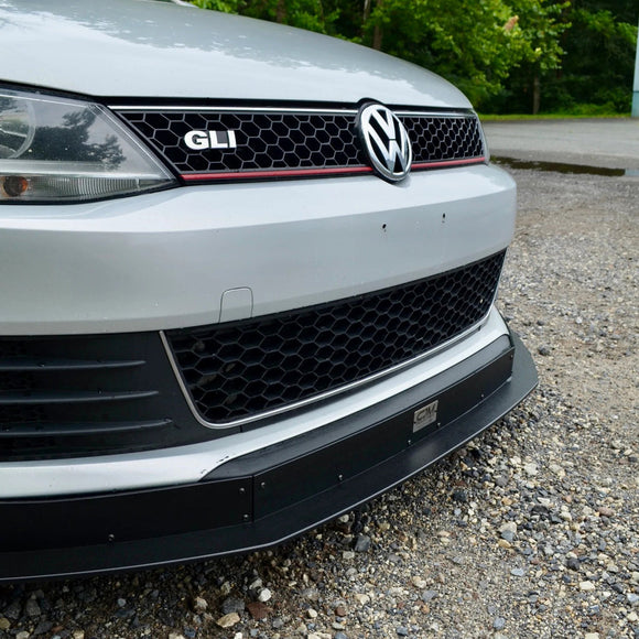 CJM Industries Chassis Mounted Splitter With Air Dam (60mm Lip) - VW / Mk6 / GLI