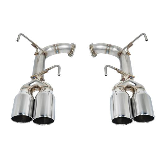 Remark 2015+ Subaru WRX STi VA Axle Back Exhaust w/Stainless Steel Double Wall Tip 4in