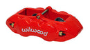 Wilwood Caliper-D8-4 Rear Red 1.38in Pistons 1.25in Disc-1