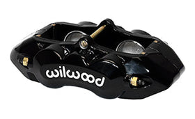 Wilwood Caliper-D8-4 Front Black 1.88in Pistons 1.25 Disc