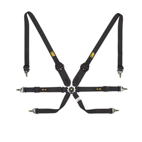 OMP Safety Harness One 2In Convertible Black Pull Up Conv Pull Down - (Fia 8853-2016)