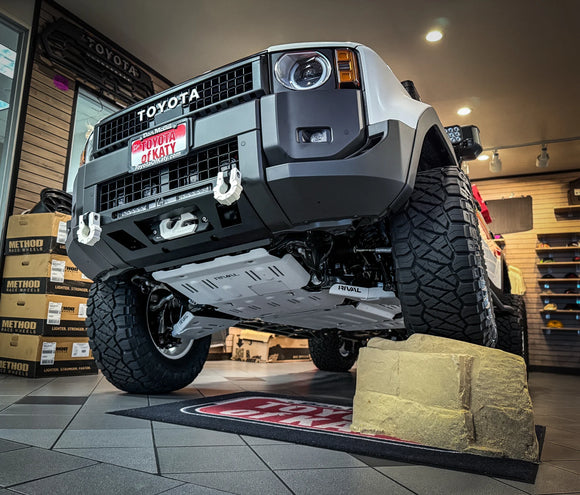 RIVAL Aluminum Engine Skid Plate 2024-2025 Toyota Tacoma 4Gen | 2024-2025 Toyota Land Cruiser | 2025 Toyota 4Runner 6Gen