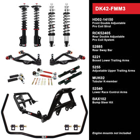 DK42-FMM3 DK42-FMM3 Level 2 Full Vehicle Drag Kit, 90-93 Mustang, W/ Shocks