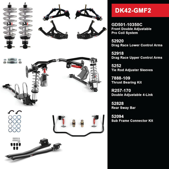 DK42-GMF2 Level 2 Drag Kit, 70-74 GM F Body