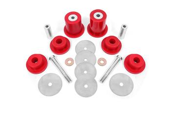 BMR 2015-18 Challenger Differential Lockout Bushing Kit - Red
