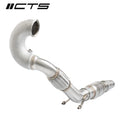 CTS TURBO MQB FWD EXHAUST DOWNPIPE WITH HIGH FLOW CAT (MK7/MK7.5 GOLF, GTI, GLI, A3 FWD)-5