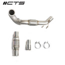 CTS TURBO MQB FWD EXHAUST DOWNPIPE WITH HIGH FLOW CAT (MK7/MK7.5 GOLF, GTI, GLI, A3 FWD)-1