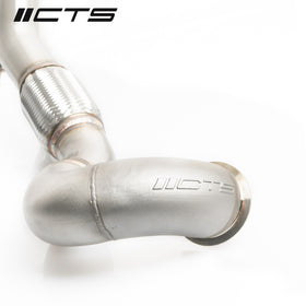 CTS Turbo MQB AWD Exhaust Downpipe (MK7/MK7.5 Golf AWD, Golf R, A3/S3/TT/TT-S Quattro) - 0