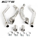 CTS TURBO 4.0T C7 S6/S7/RS7 CATLESS DOWNPIPE SET-1