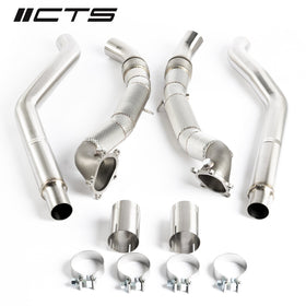 CTS TURBO 4.0T C7 S6/S7/RS7 CATLESS DOWNPIPE SET