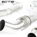 CTS TURBO 4.0T C7 S6/S7/RS7 CATLESS DOWNPIPE SET-3