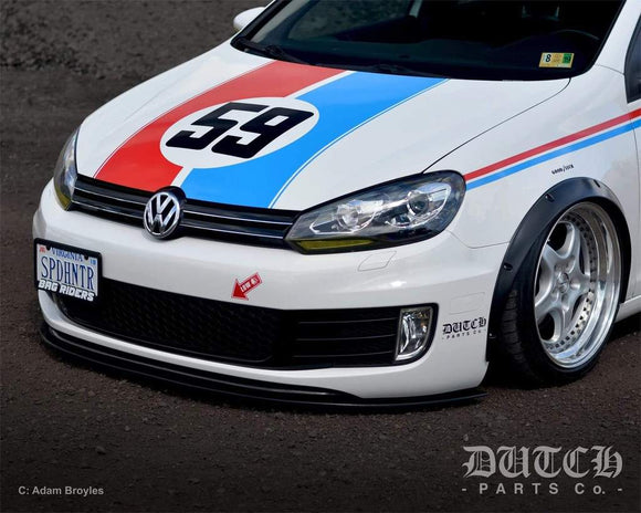 Dutch Parts Co VW MK6 GTI Front Bumper Splitter