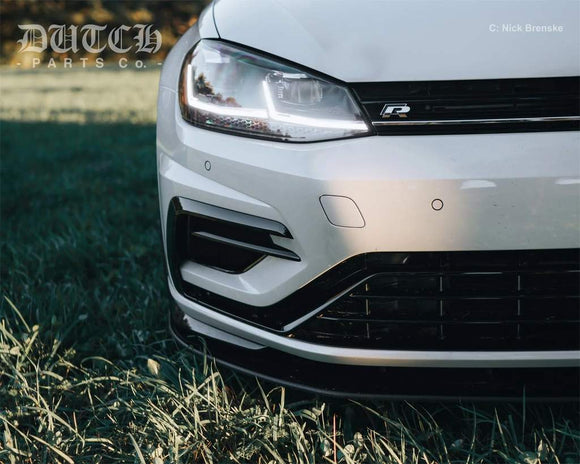 Dutch Parts Co VW MK7.5 Golf R Front Bumper Splitter