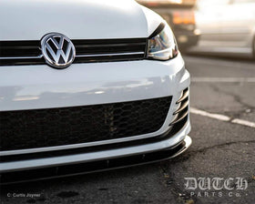 Dutch Parts Co VW MK7 GTI Front Bumper Splitter - 0