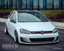 Dutch Parts Co VW MK7 GTI Front Bumper Splitter-4