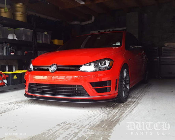 Dutch Parts Co VW MK7 Golf R Front Bumper Splitter