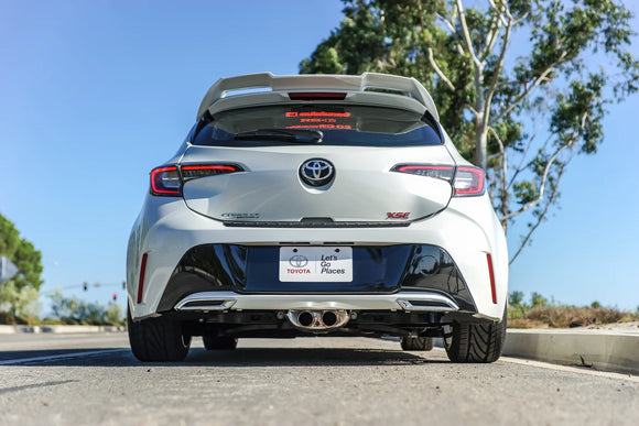Catback Exhaust (Center-Dual) - Toyota Corolla Hatchback [2019+]