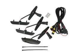 Cali Raised 14-24 Toyota 4Runner Grille Raptor LED Light Kit - Amber / With Add A Fuse - 0