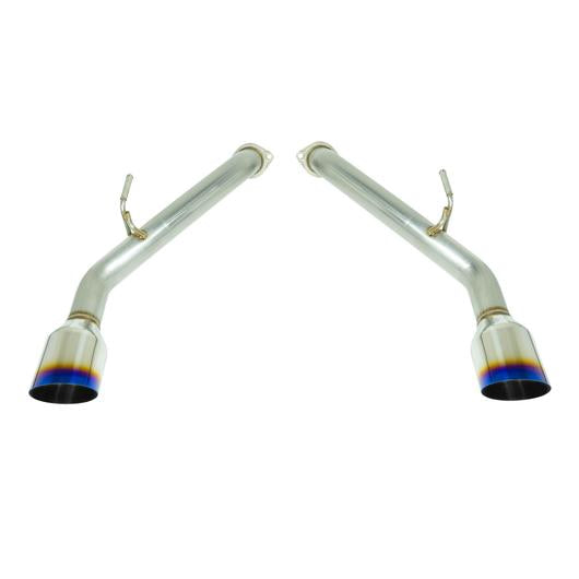 REMARK Axleback Exhaust. Infiniti Q50. Burnt Stainless Single Wall Tip - 0