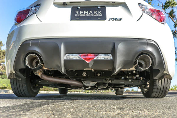 REMARK Axleback Exhaust. FR-S / BRZ / 86. Burnt Stainless Double Wall Tip - 0